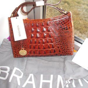 Brahmin New Authentic Pecan Brown Handbag